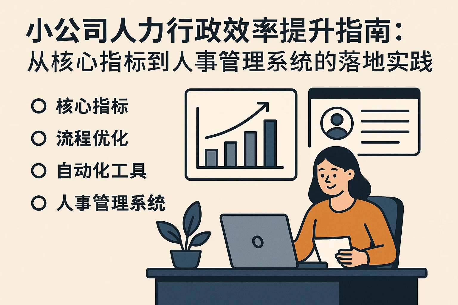 小公司人力行政效率提升指南：从核心指标到人事管理系统的落地实践