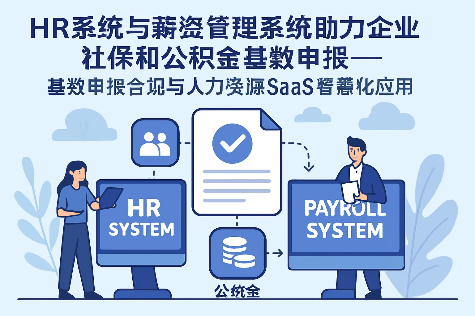 HR系统与薪资管理系统助力企业社保和公积金基数申报——基数申报合规与人力资源SaaS智慧化应用