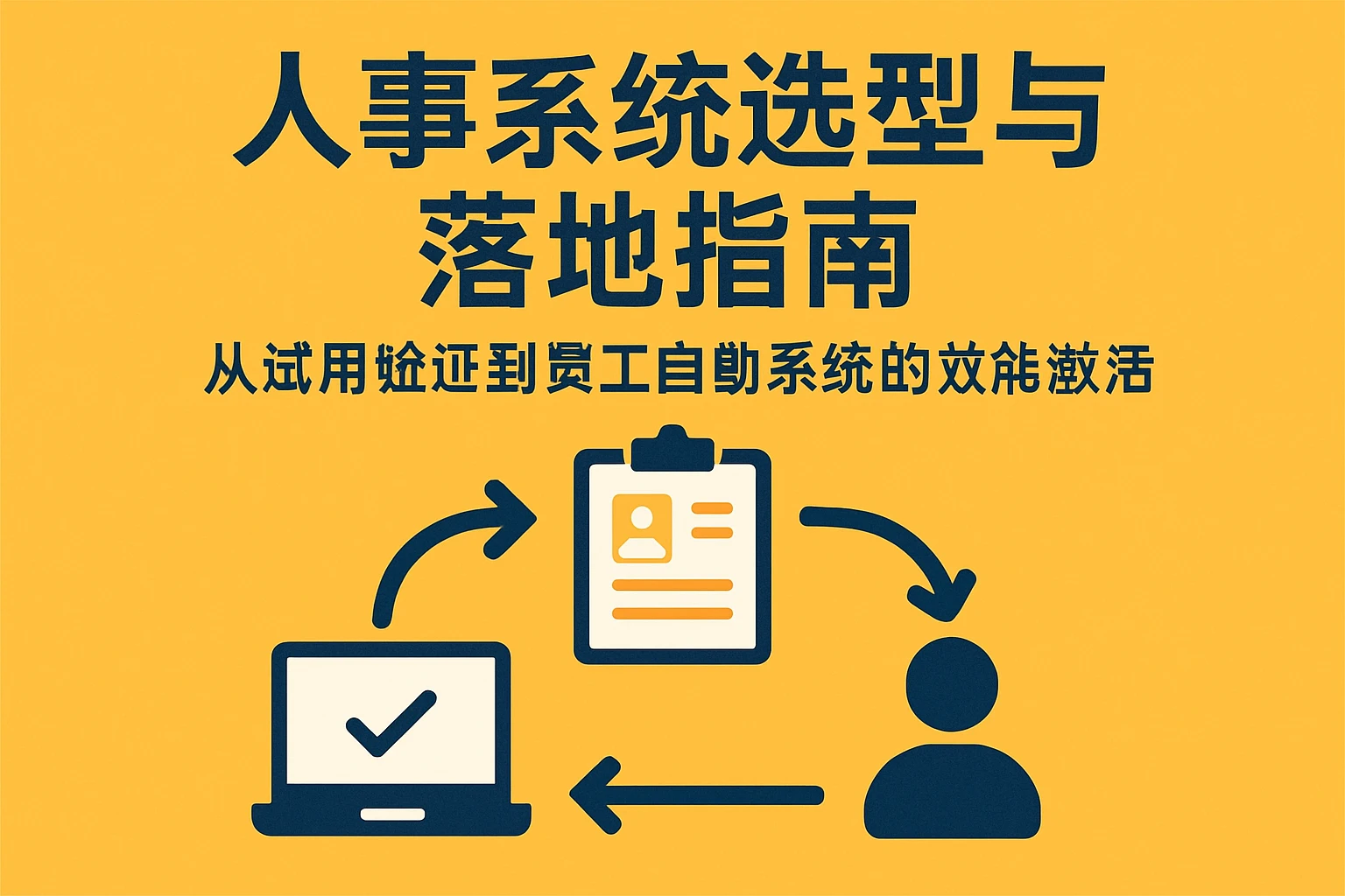 人事系统选型与落地指南：从试用验证到员工自助系统的效能激活