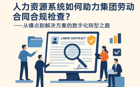 人力资源系统如何助力集团劳动合同合规检查？——从痛点到解决方案的数字化转型之路