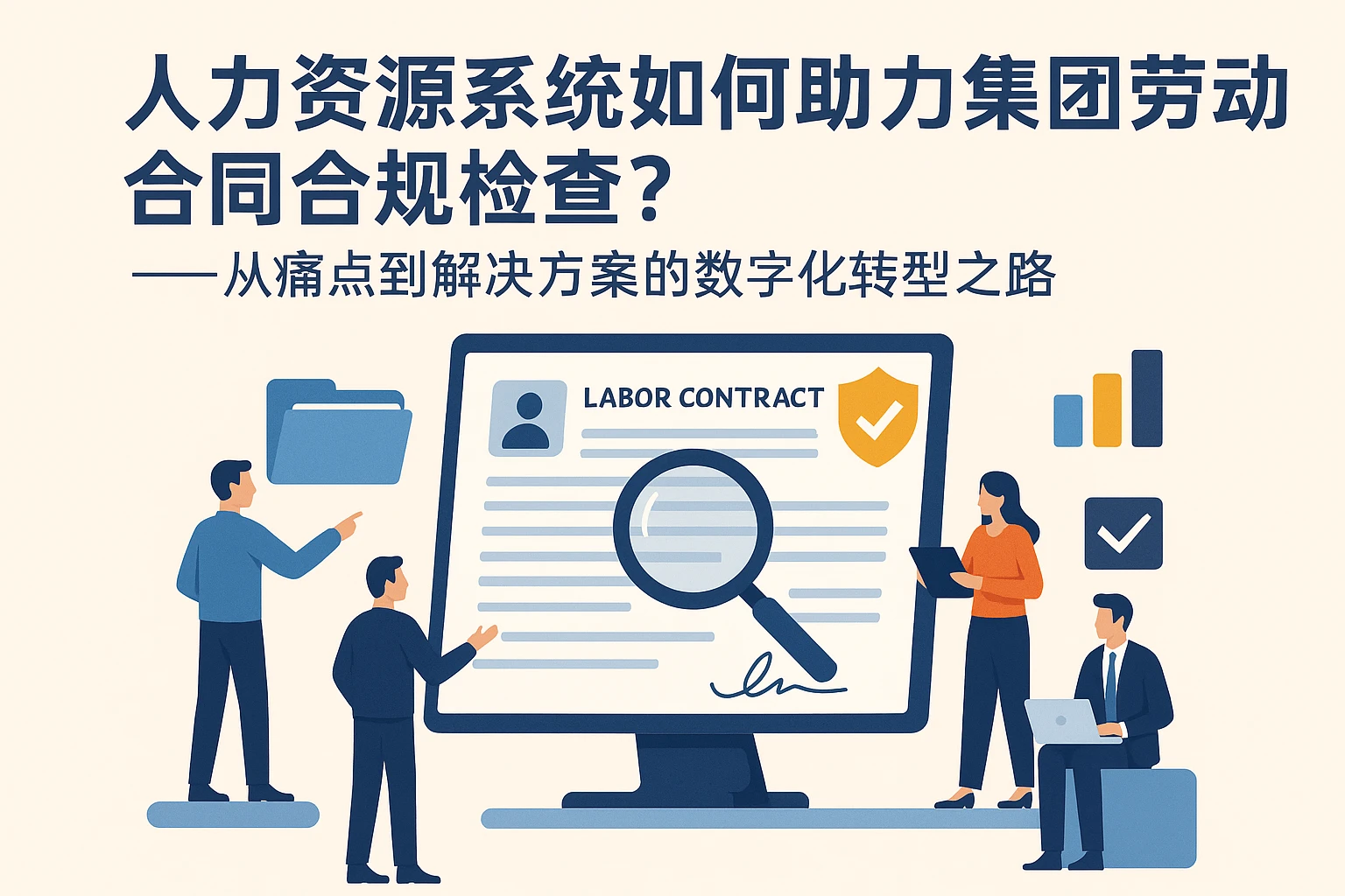 人力资源系统如何助力集团劳动合同合规检查？——从痛点到解决方案的数字化转型之路