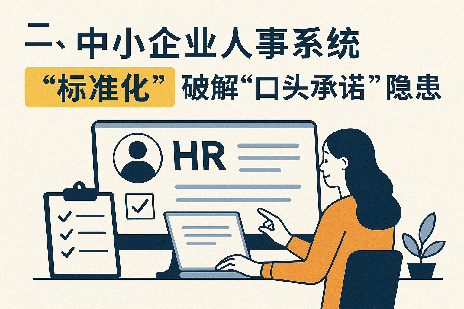 二、中小企业人事系统：用“标准化”破解“口头承诺”的隐患