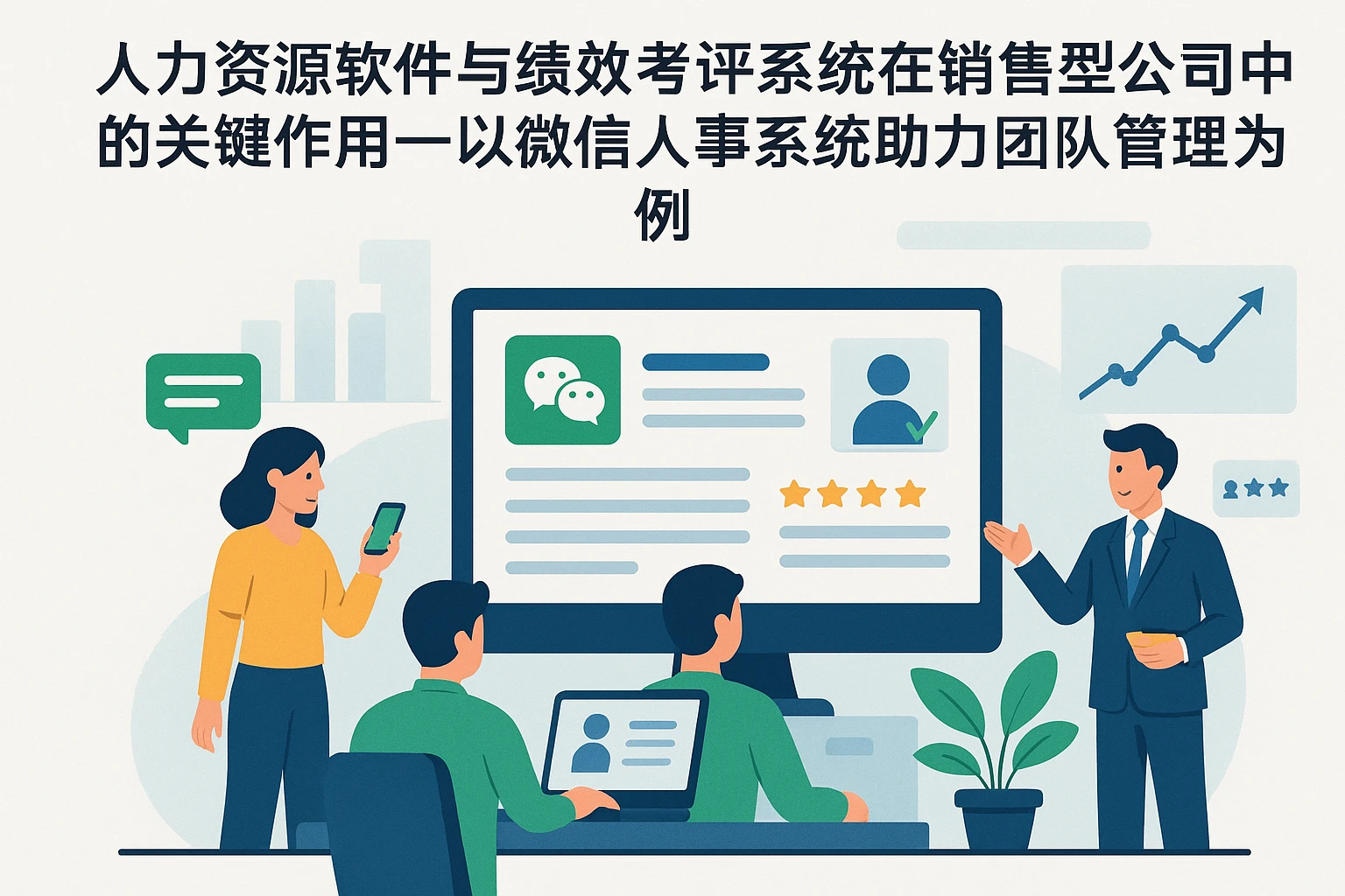 人力资源软件与绩效考评系统在销售型公司中的关键作用——以微信人事系统助力团队管理为例