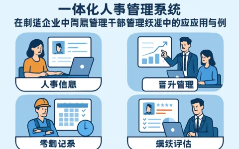 一体化人事管理系统在制造企业中高层管理干部管理标准中的应用与案例