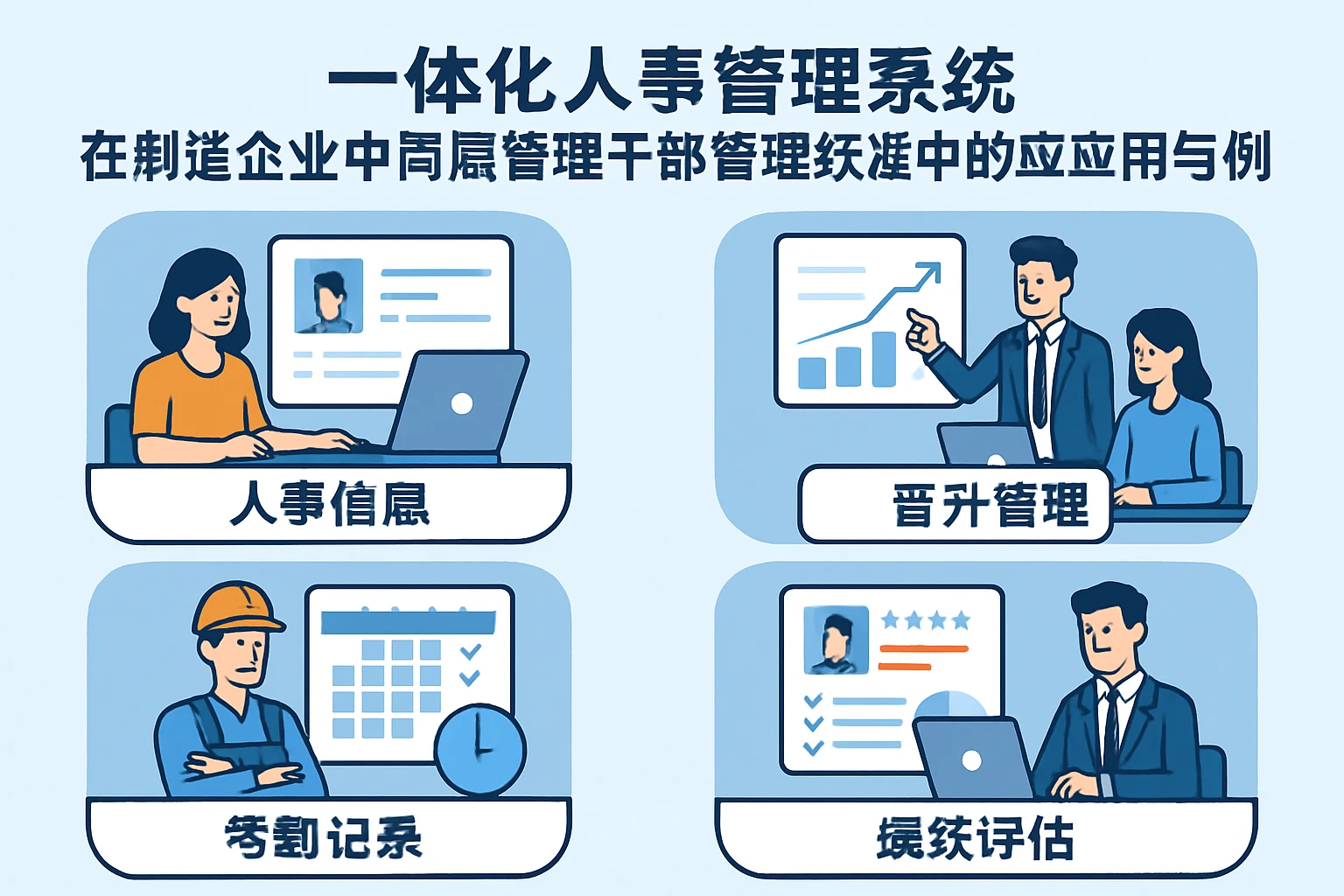一体化人事管理系统在制造企业中高层管理干部管理标准中的应用与案例