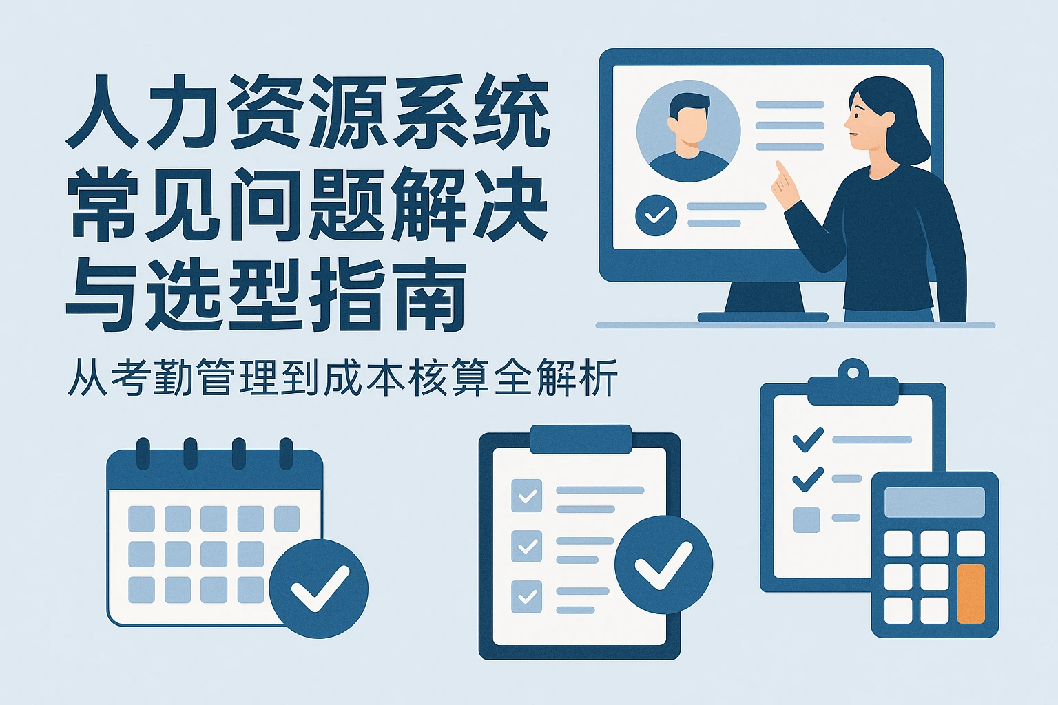 人力资源系统常见问题解决与选型指南：从考勤管理到成本核算全解析