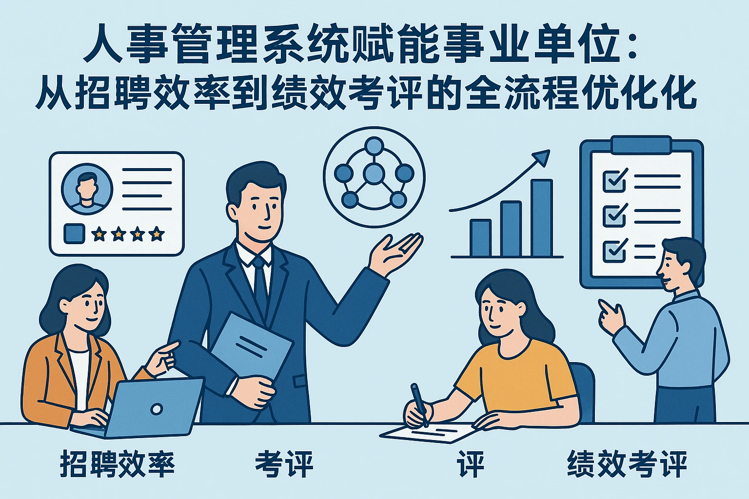人事管理系统赋能事业单位：从招聘效率到绩效考评的全流程优化