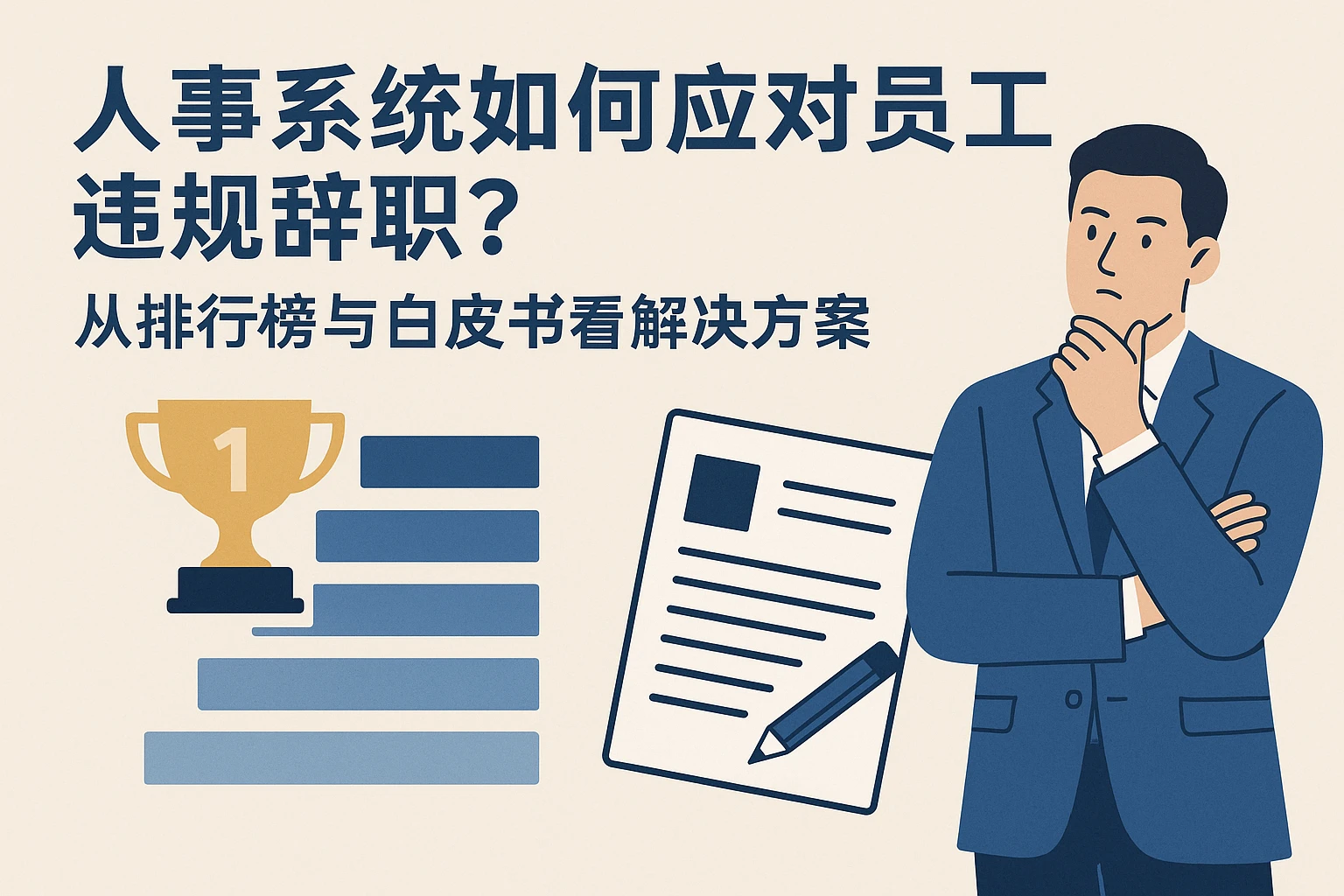 人事系统如何应对员工违规辞职？从排行榜与白皮书看解决方案