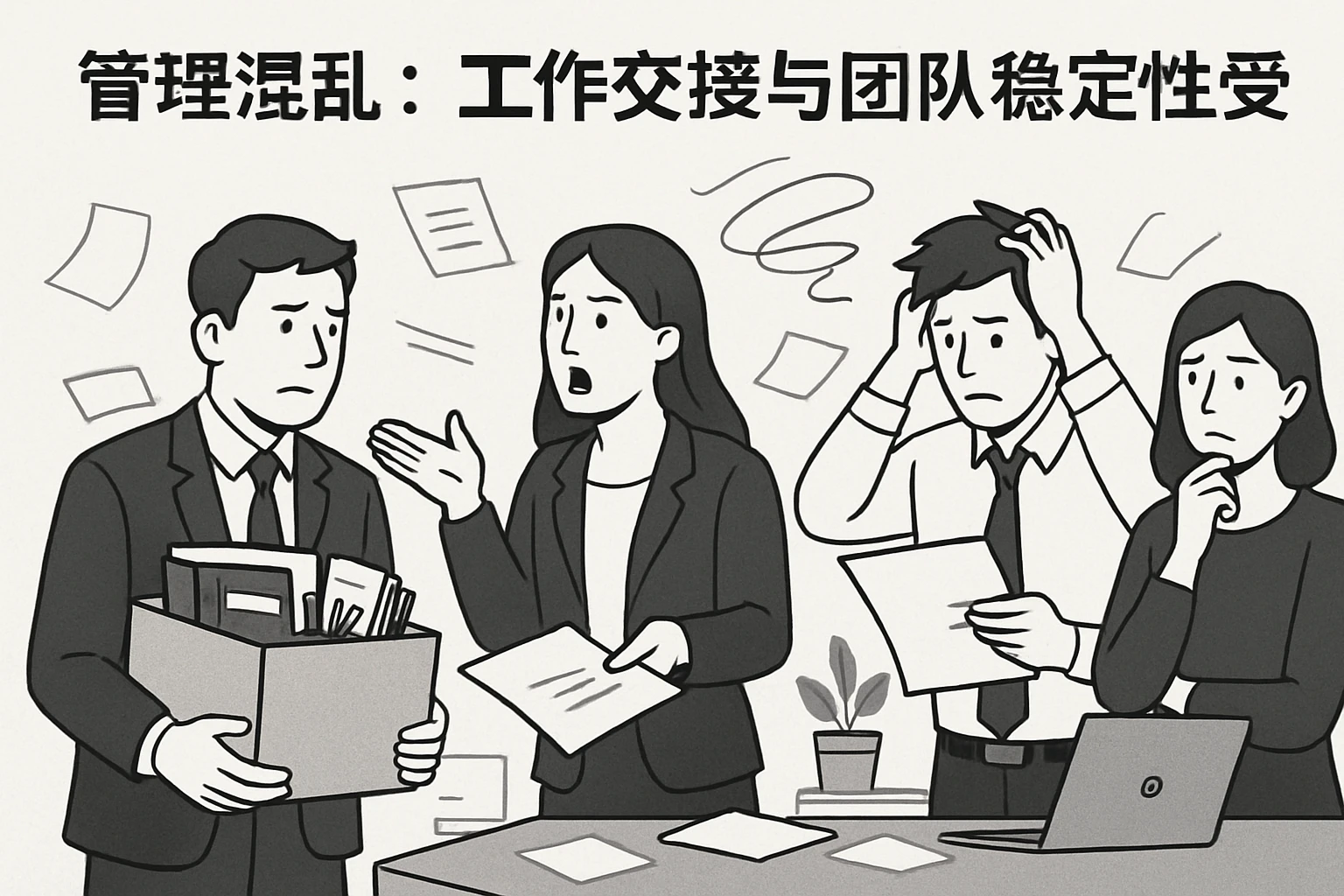 2. 管理混乱：工作交接与团队稳定性受影响