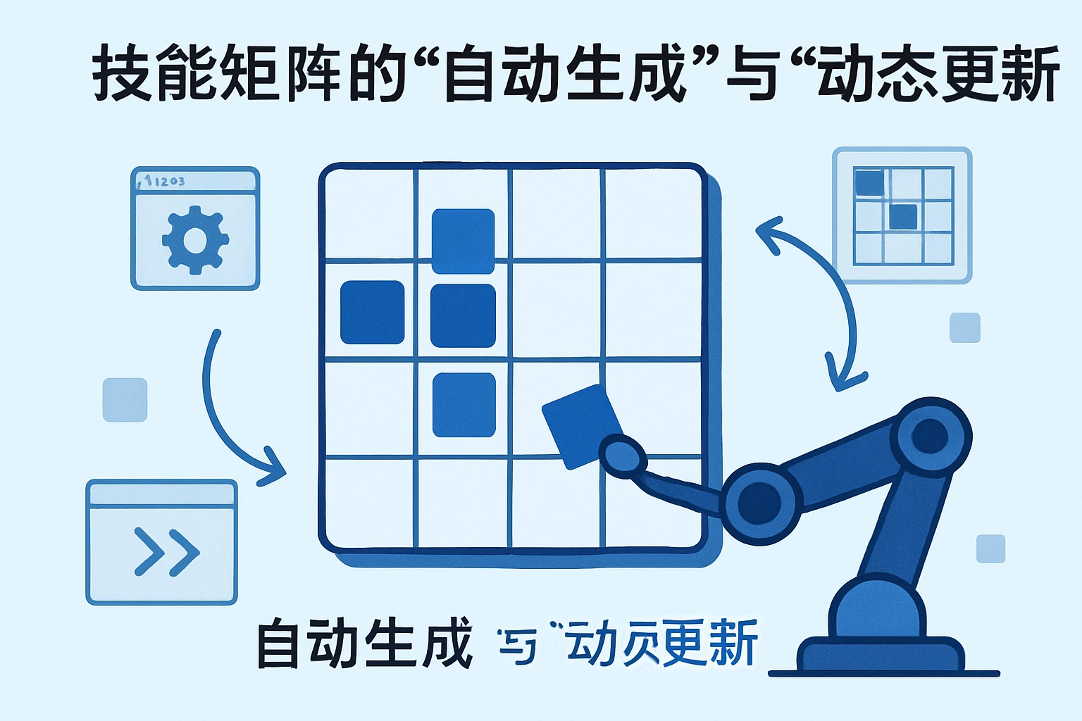 2. 技能矩阵的“自动生成”与“动态更新”