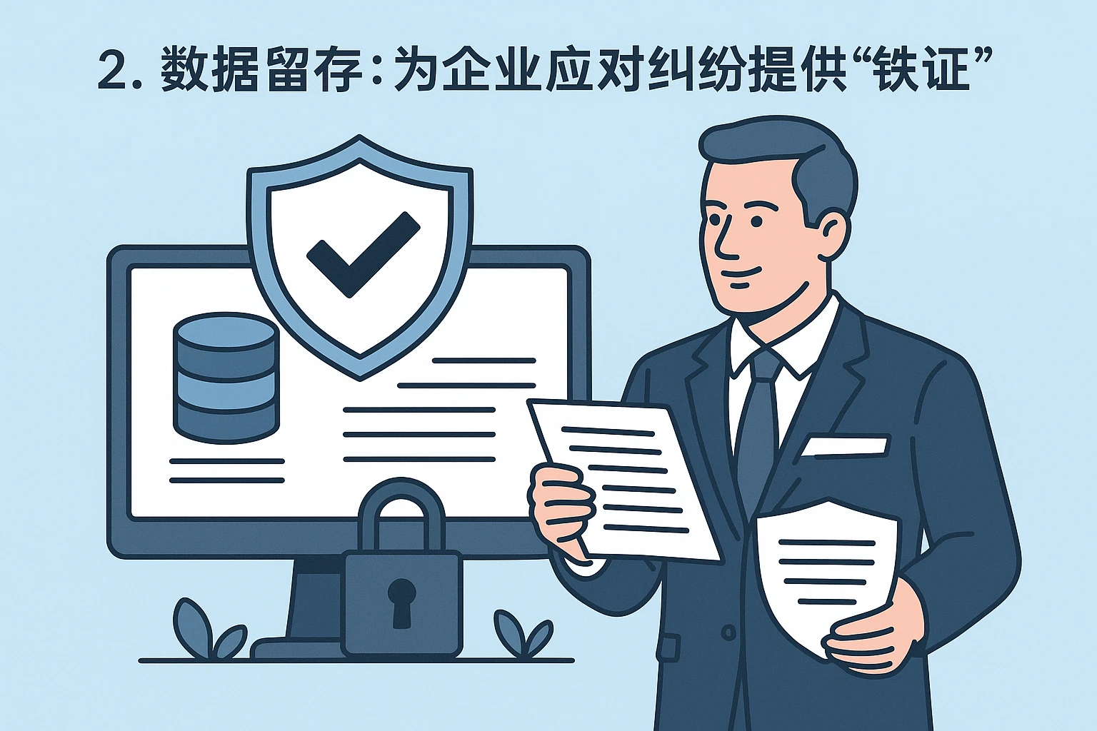 2. 数据留存：为企业应对纠纷提供“铁证”