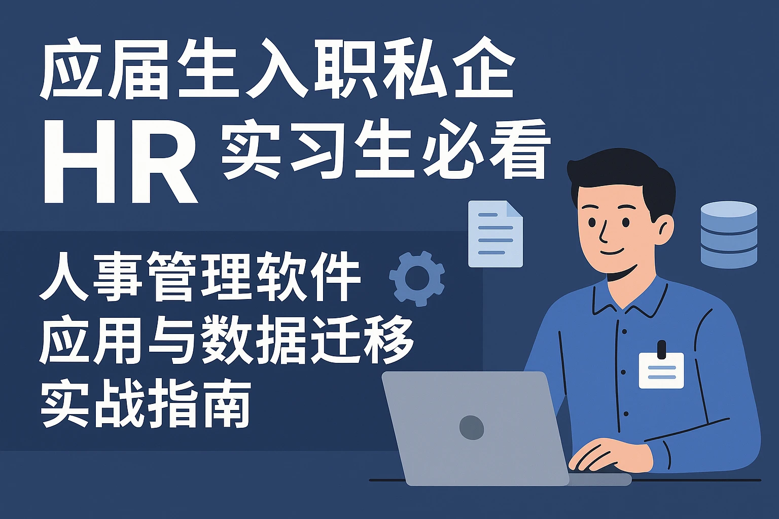 应届生入职私企HR实习生必看：人事管理软件应用与数据迁移实战指南