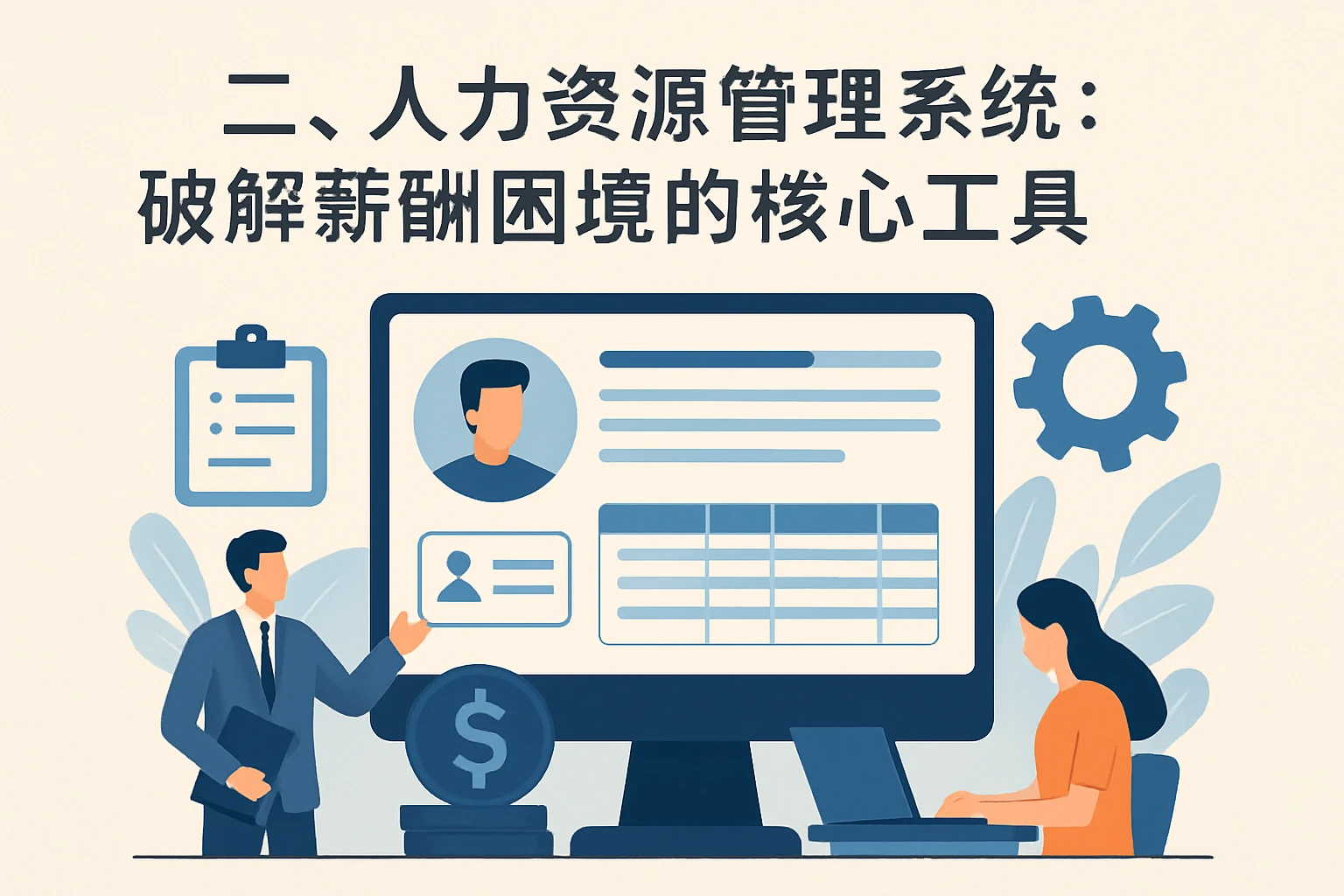 二、人力资源管理系统：破解薪酬困境的核心工具