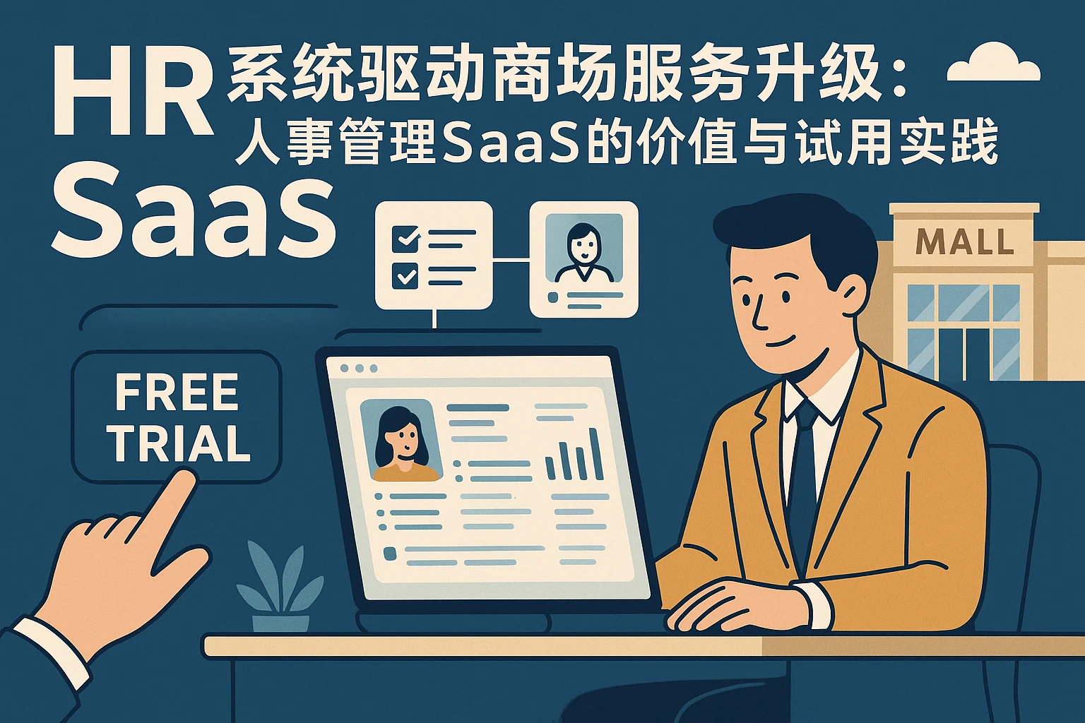 HR系统驱动商场服务升级：人事管理SaaS的价值与试用实践
