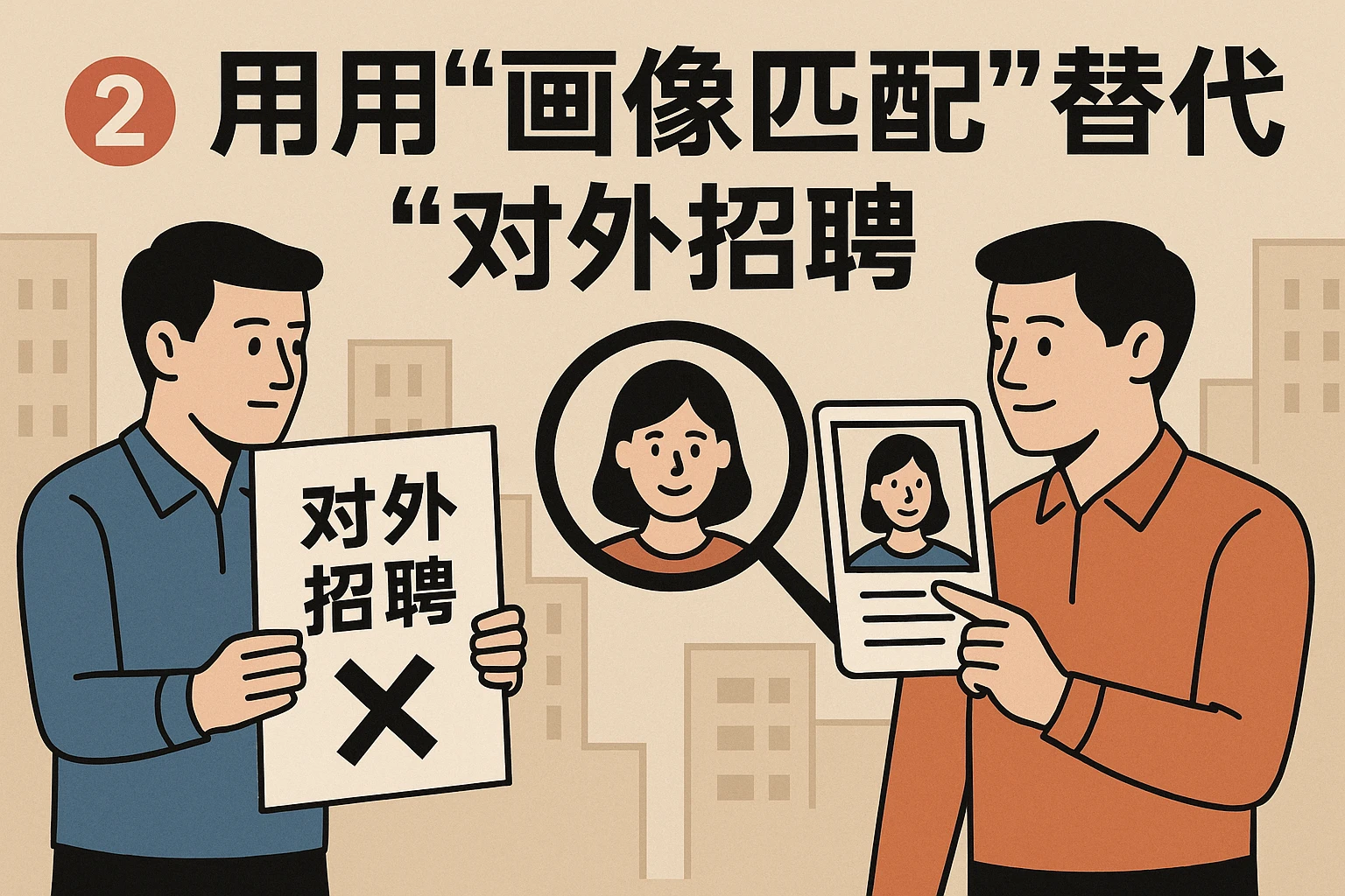 2. 用“画像匹配”替代“对外招聘”