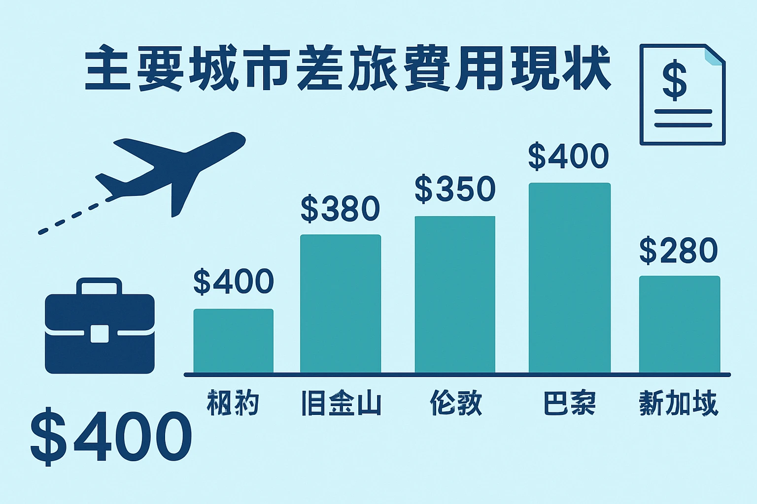 主要城市差旅费用现状