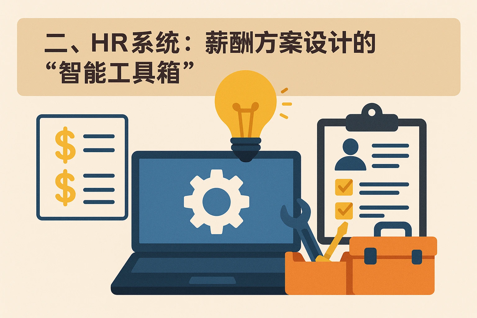 二、HR系统：薪酬方案设计的“智能工具箱”