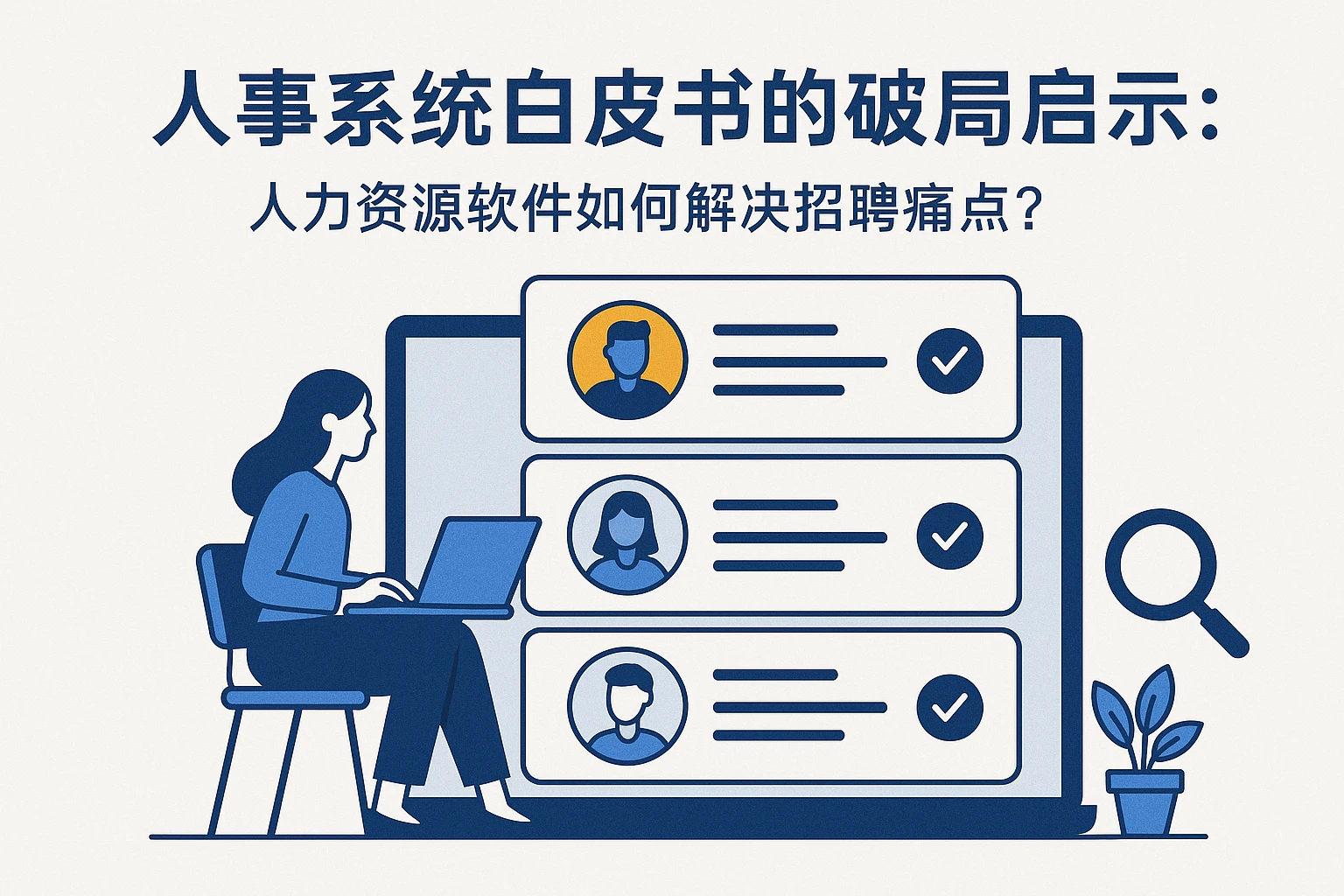 二、人事系统白皮书的破局启示：人力资源软件如何解决招聘痛点？