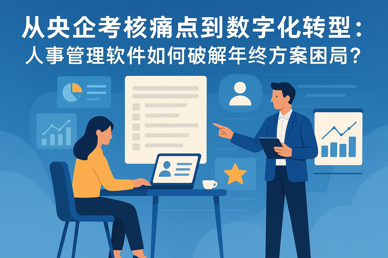 从央企考核痛点到数字化转型：人事管理软件如何破解年终方案困局？