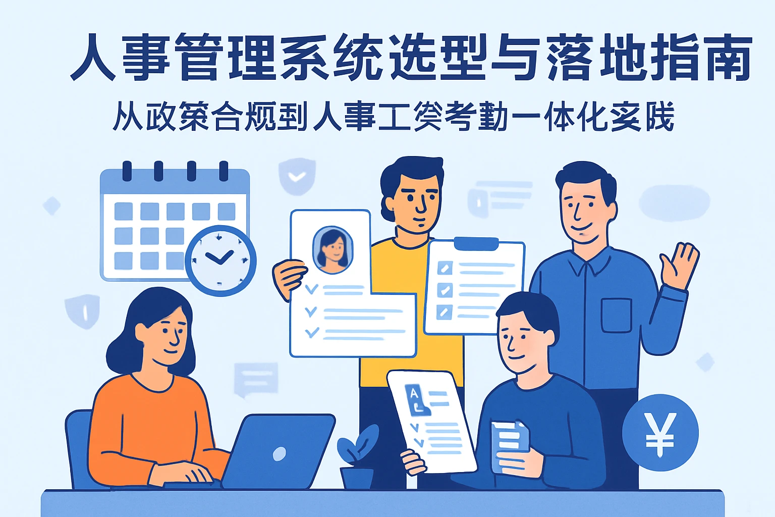 人事管理系统选型与落地指南：从政策合规到人事工资考勤一体化实践