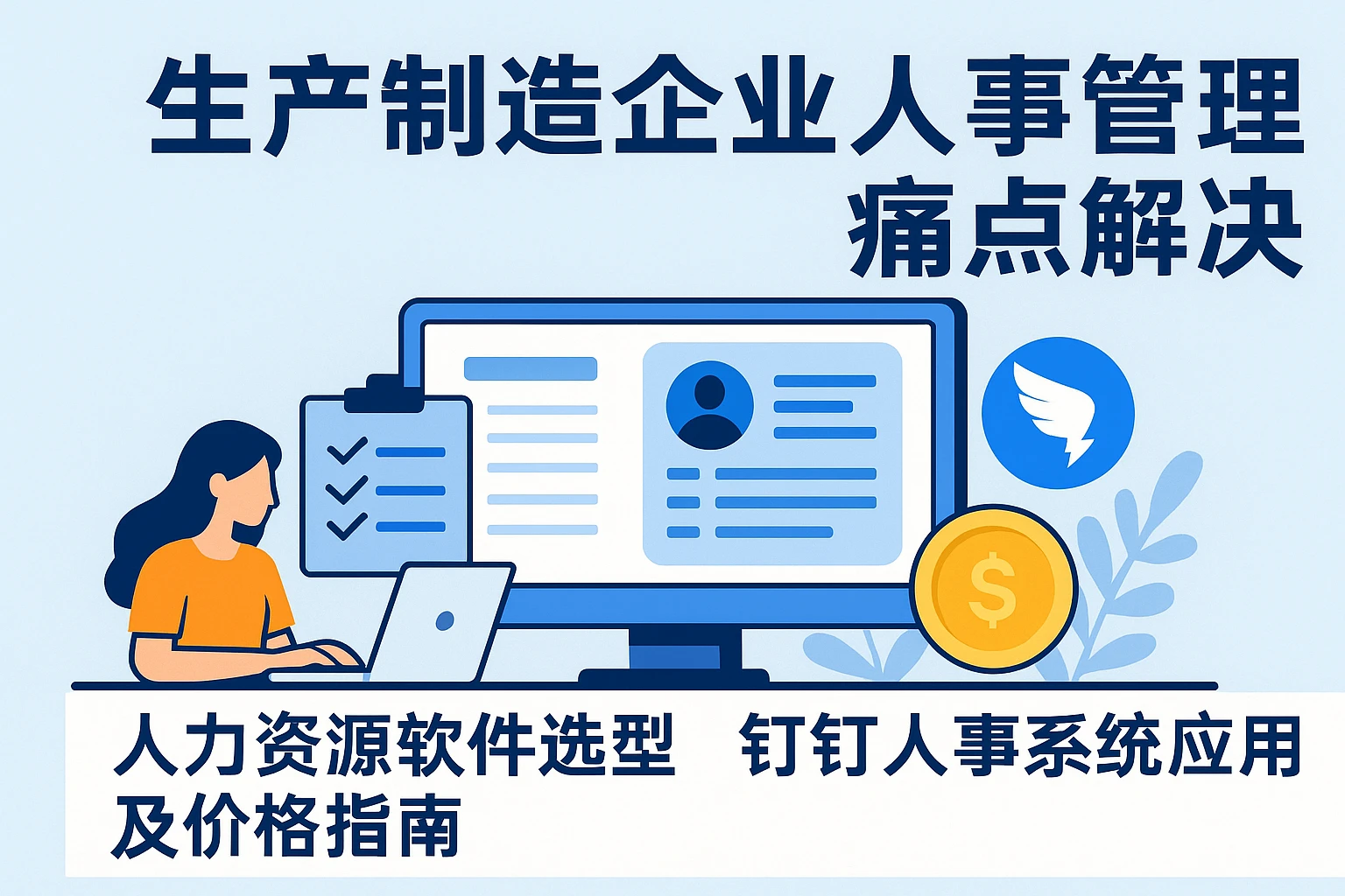 生产制造企业人事管理痛点解决：人力资源软件选型、钉钉人事系统应用及价格指南