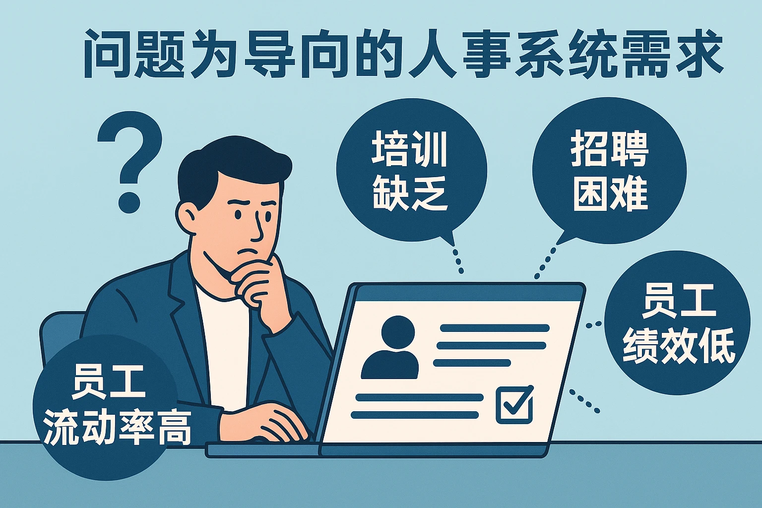 以问题为导向的人事系统需求