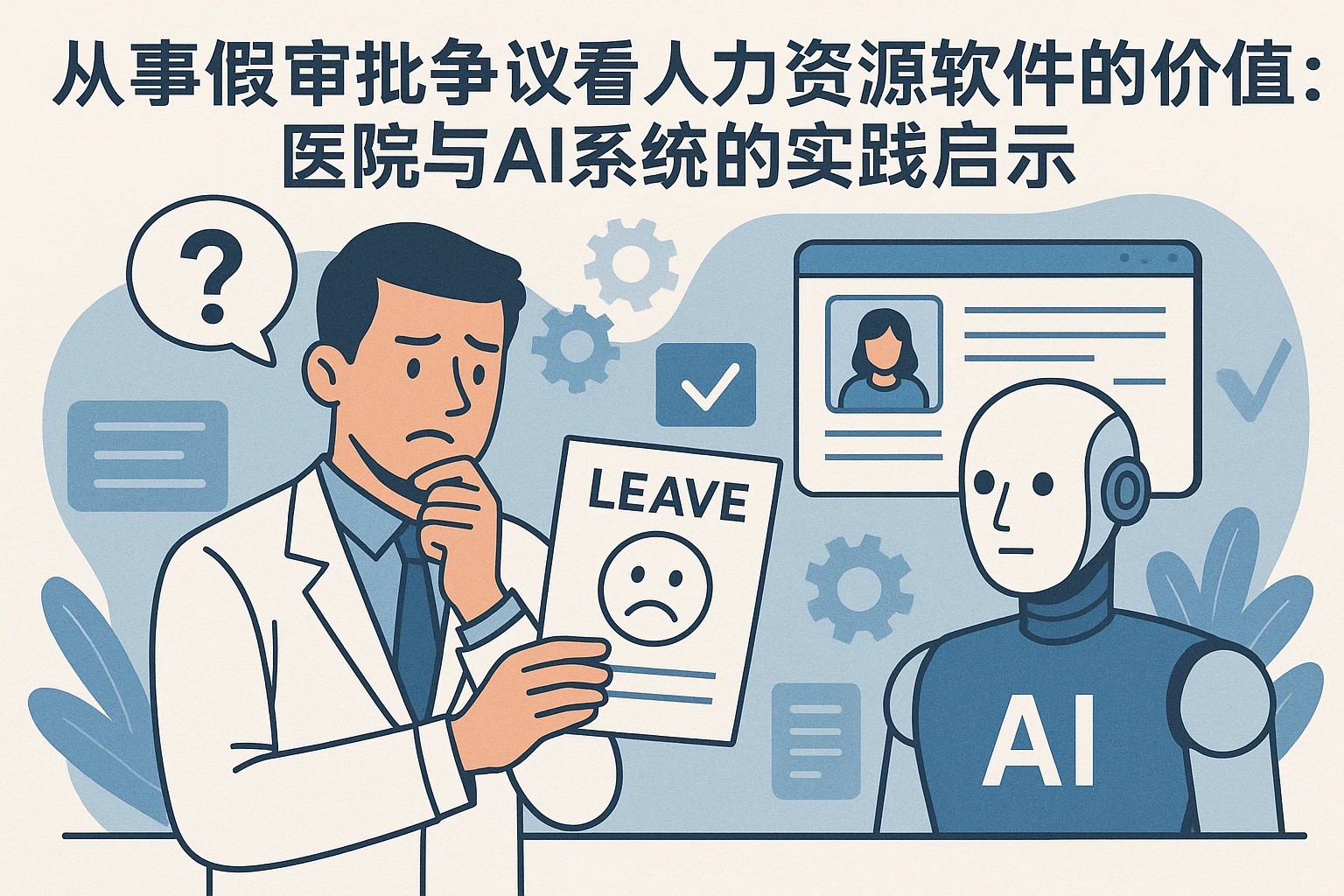 从事假审批争议看人力资源软件的价值：医院与AI系统的实践启示