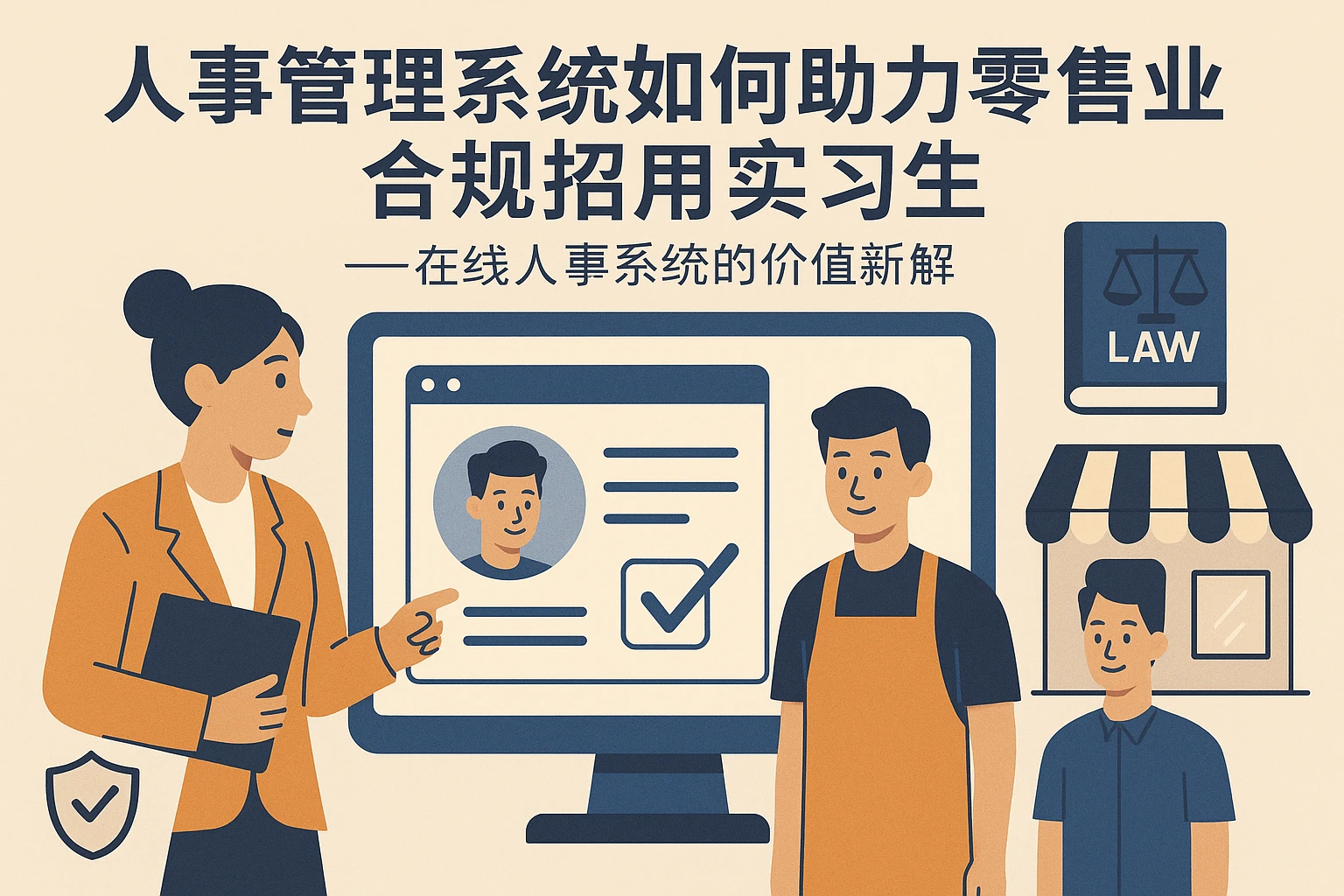 人事管理系统如何助力零售业合规招用实习生——在线人事系统的价值新解