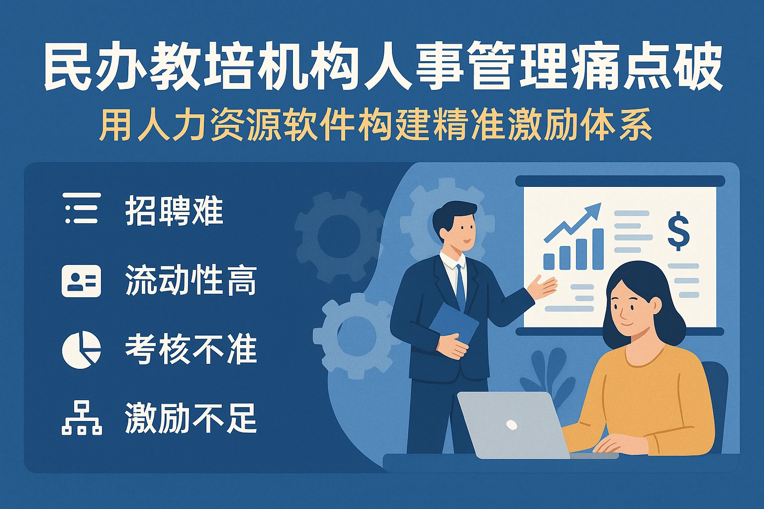 民办教培机构人事管理痛点破解:用人力资源软件构建精准激励体系