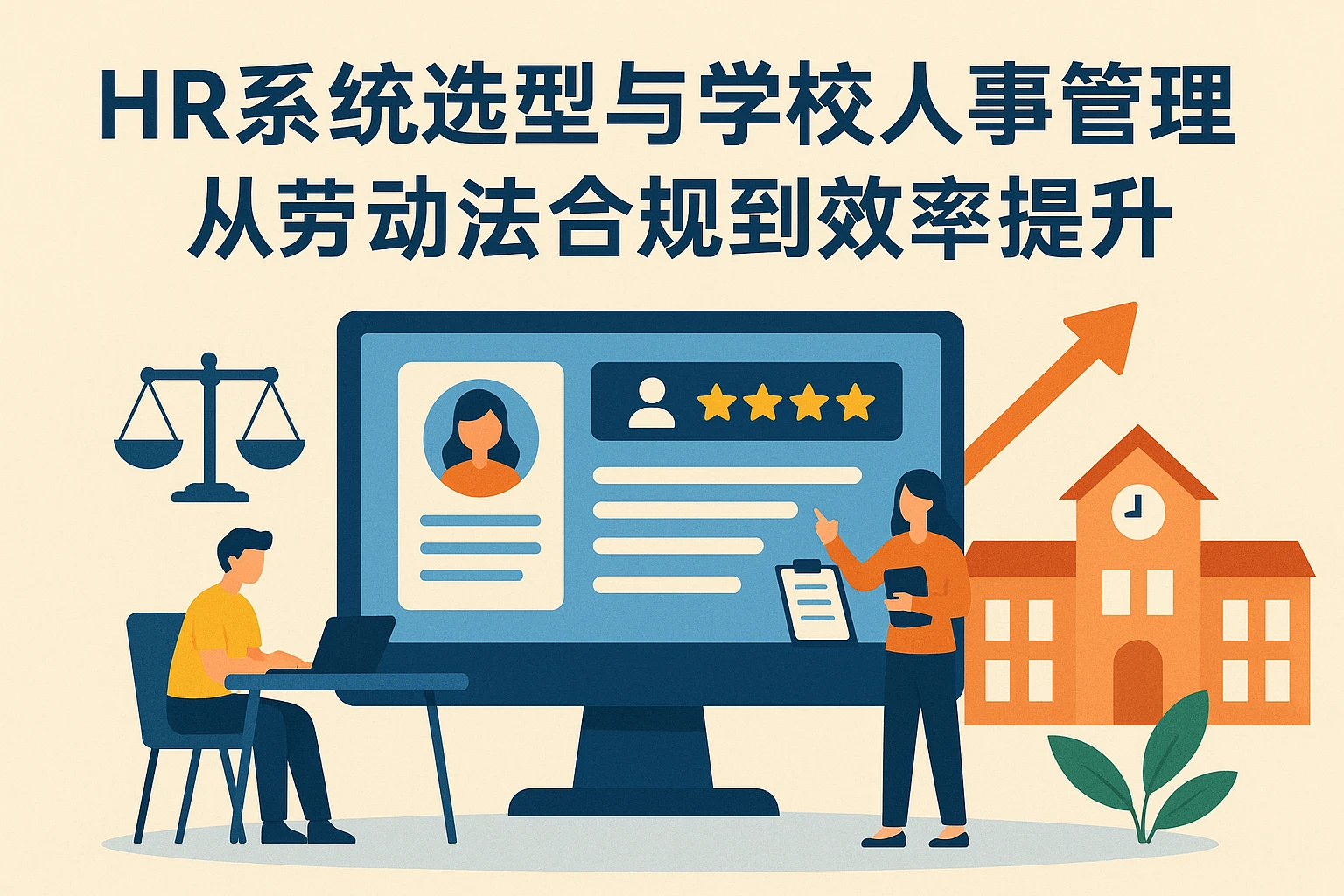 HR系统选型与学校人事管理实践：从劳动法合规到效率提升