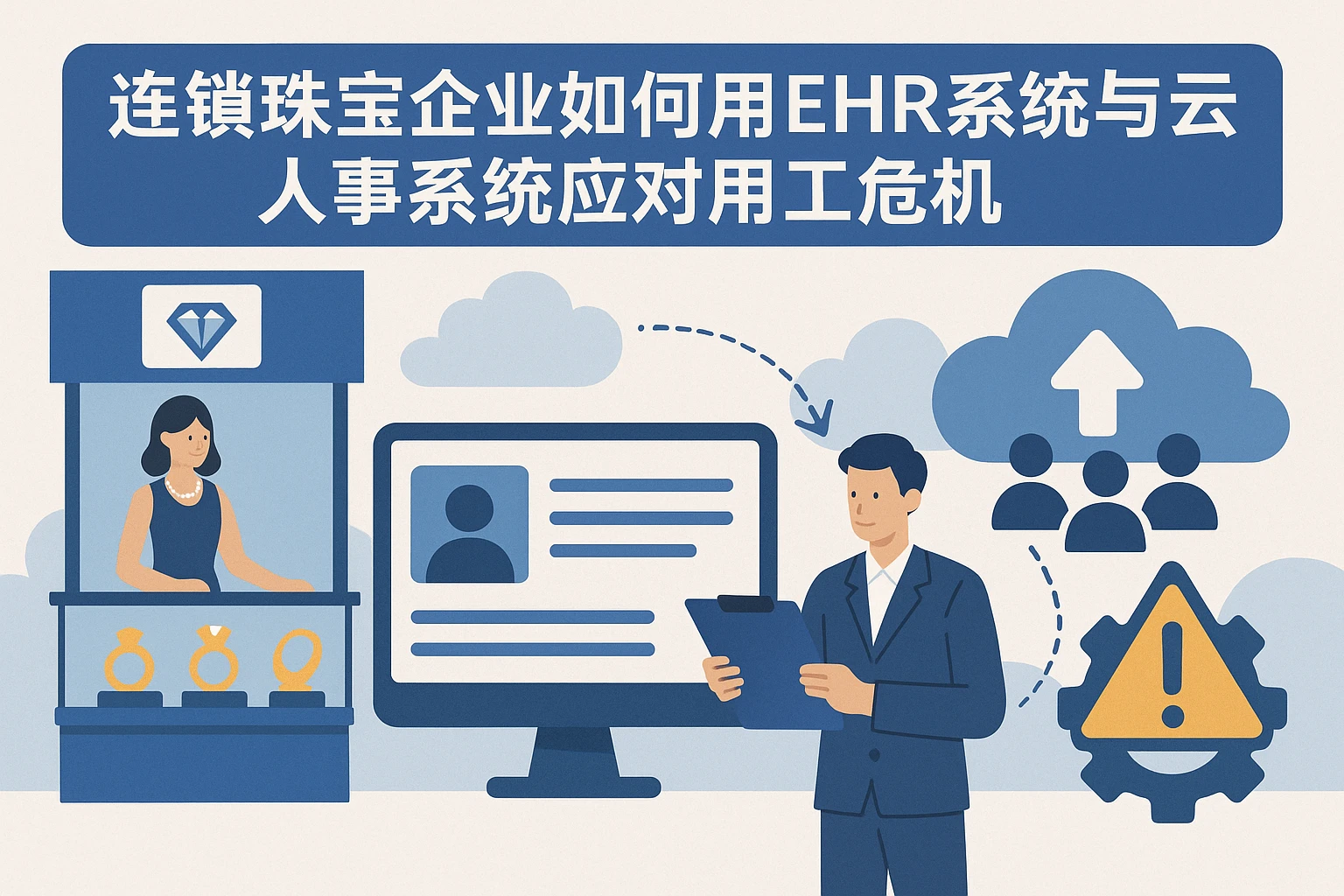 连锁珠宝企业如何用EHR系统与云人事系统应对用工危机
