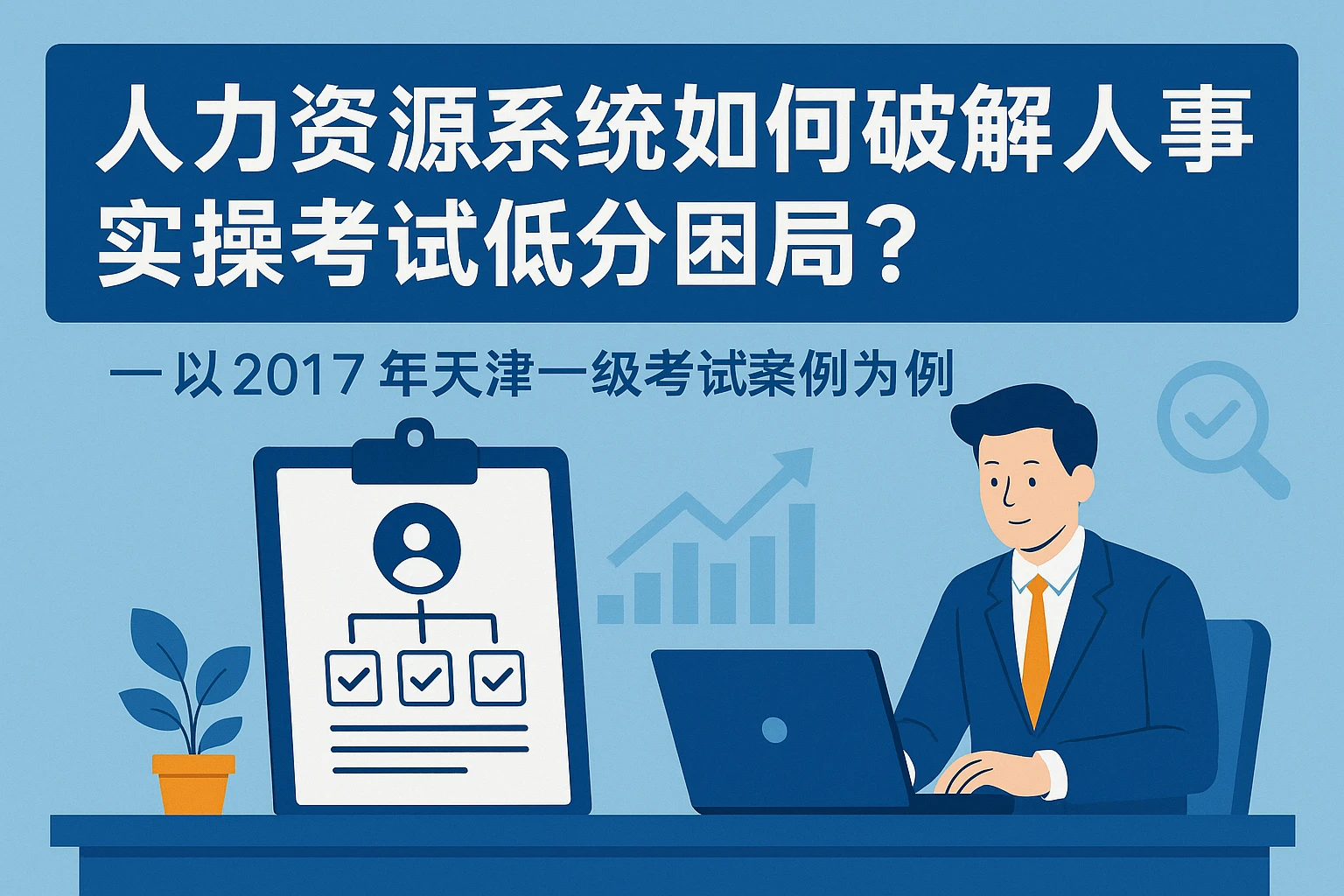 人力资源系统如何破解人事实操考试低分困局？——以2017年天津一级考试案例为例