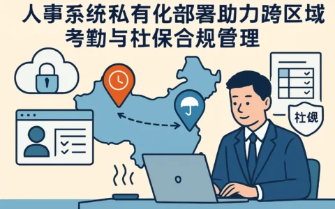 人事系统私有化部署助力跨区域考勤与社保合规管理