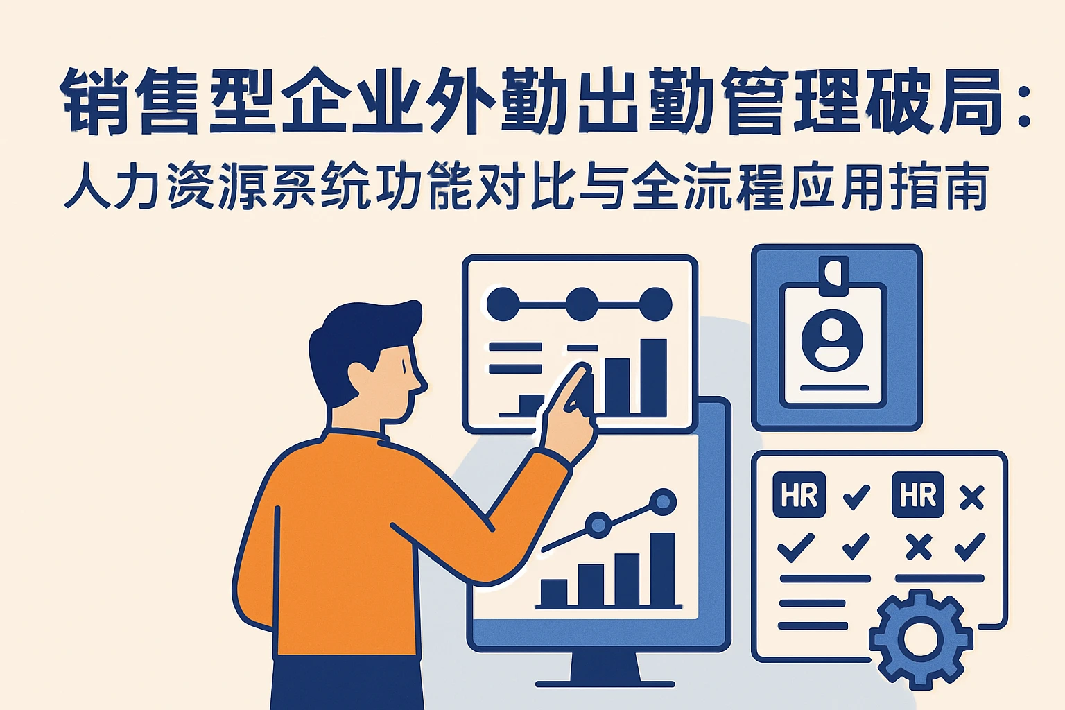 销售型企业外勤出勤管理破局：人力资源系统功能对比与全流程应用指南