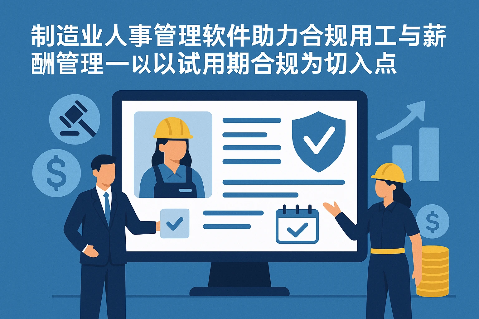 制造业人事管理软件助力合规用工与薪酬管理——以试用期合规为切入点