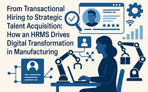 从事务性招聘到战略型人才布局：人力资源管理系统如何推动制造业数字化转型？