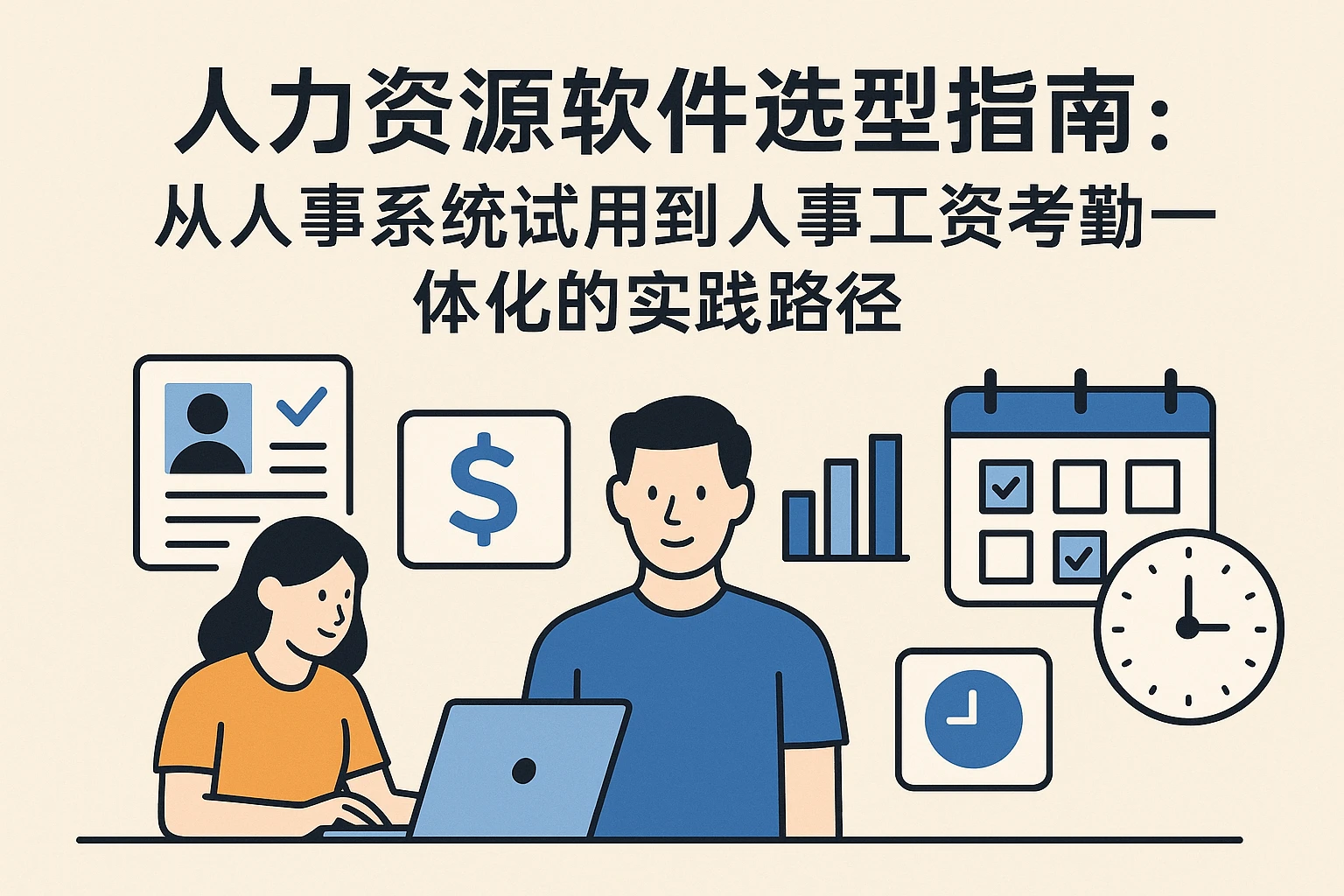 人力资源软件选型指南：从人事系统试用到人事工资考勤一体化的实践路径