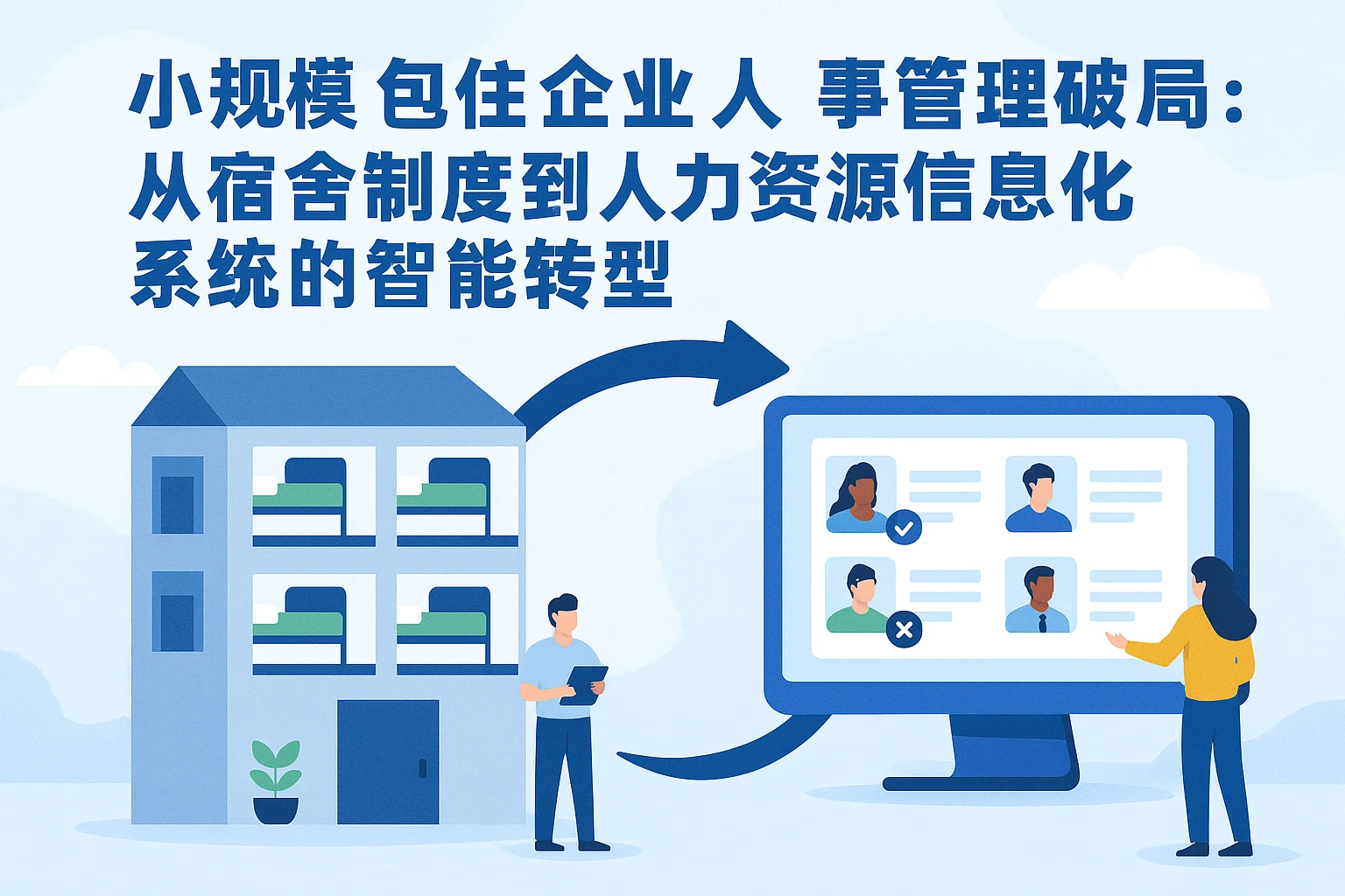 小规模包住企业人事管理破局：从宿舍制度到人力资源信息化系统的智能转型