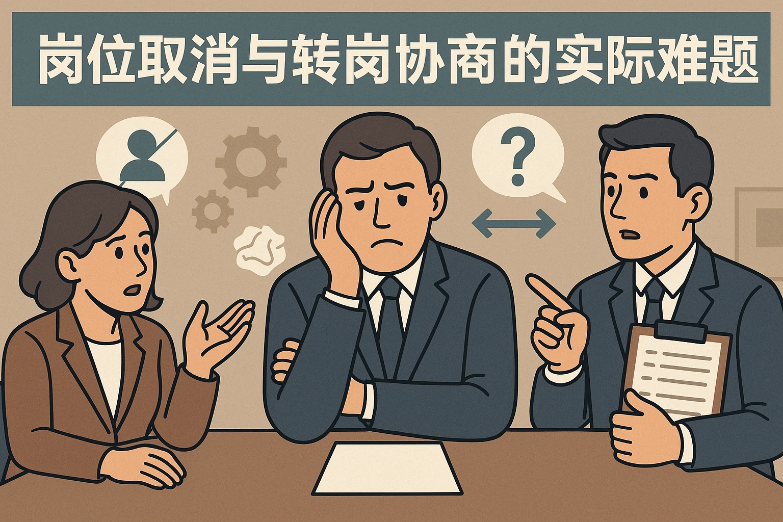 岗位取消与转岗协商的实际难题