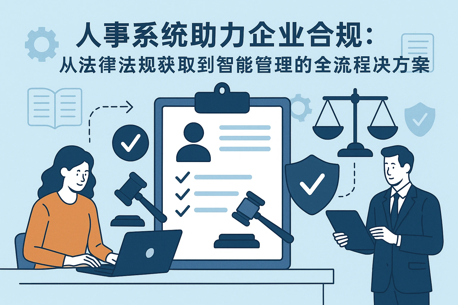 人事系统助力企业合规：从法律法规获取到智能管理的全流程解决方案