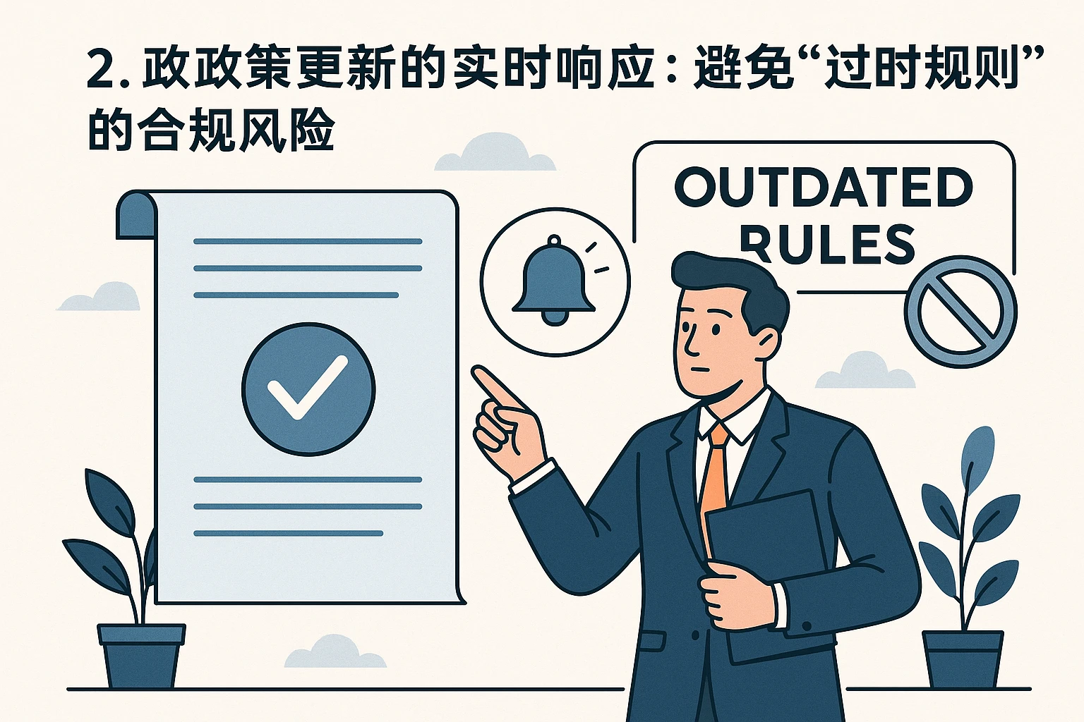 2. 政策更新的实时响应：避免“过时规则”的合规风险