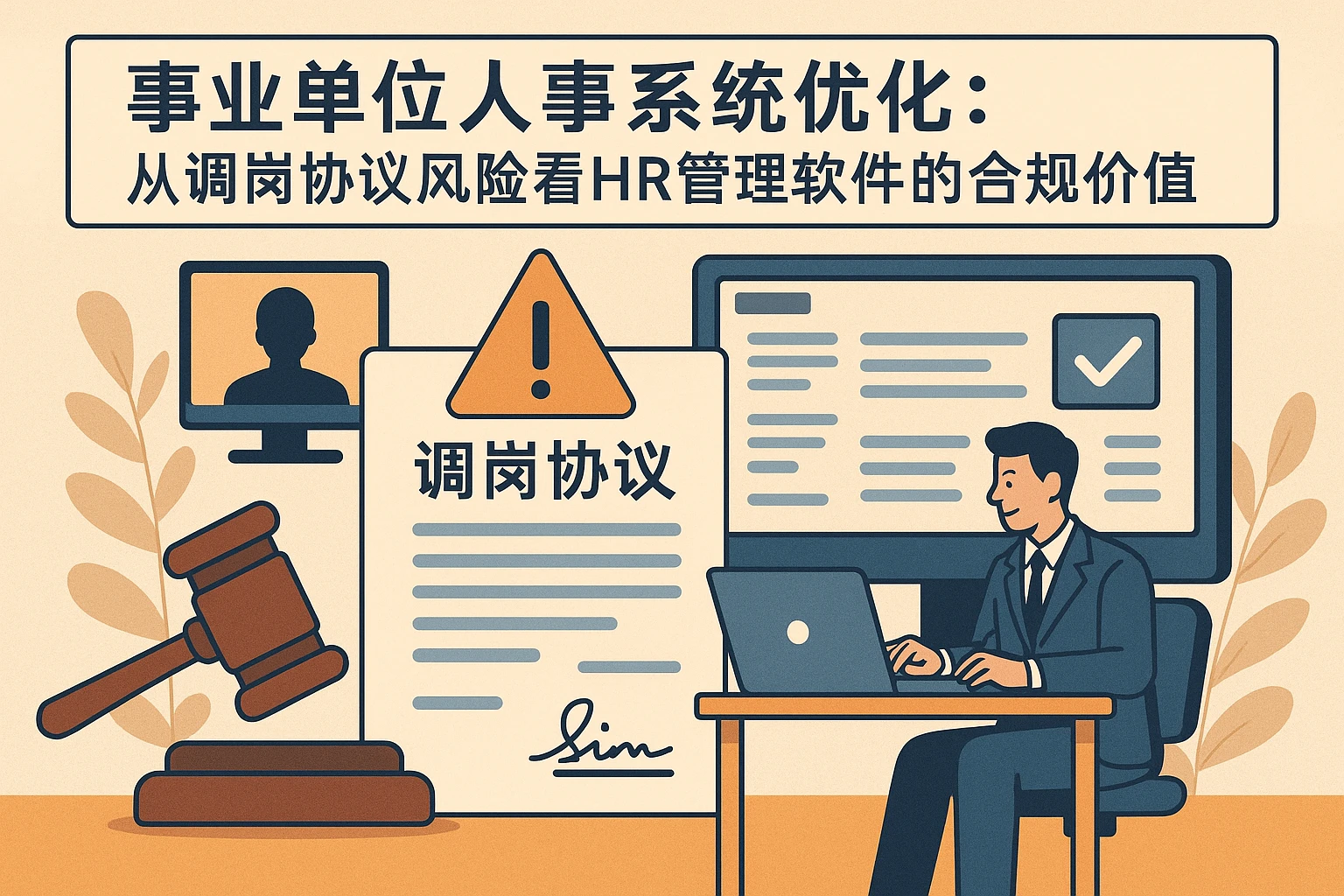 事业单位人事系统优化：从调岗协议风险看HR管理软件的合规价值