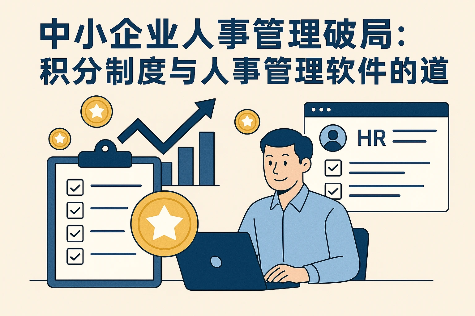 中小企业人事管理破局:积分制度与人事管理软件的协同之道