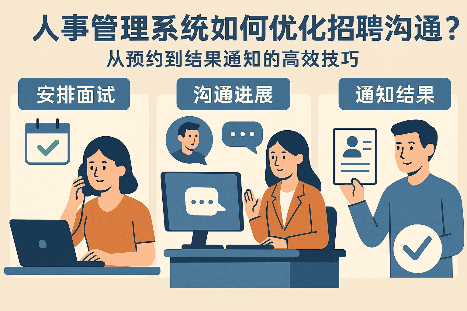 人事管理系统如何优化招聘沟通？从预约到结果通知的高效技巧