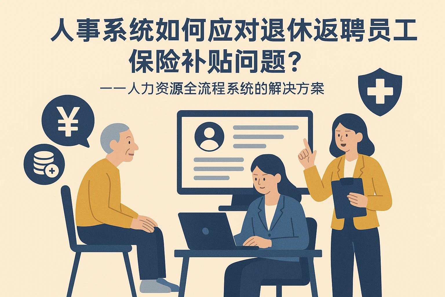 人事系统如何应对退休返聘员工保险补贴问题？——人力资源全流程系统的解决方案
