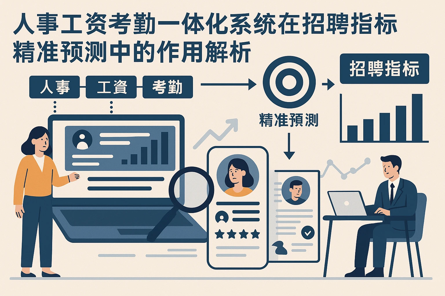 人事工资考勤一体化系统在招聘指标精准预测中的作用解析