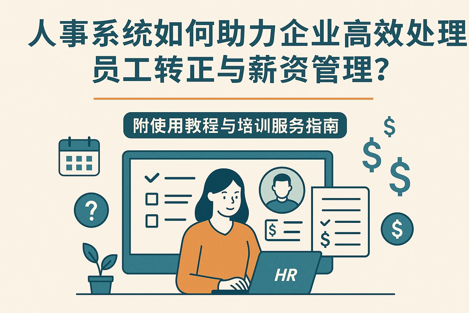 人事系统如何助力企业高效处理员工转正与薪资管理？附使用教程与培训服务指南
