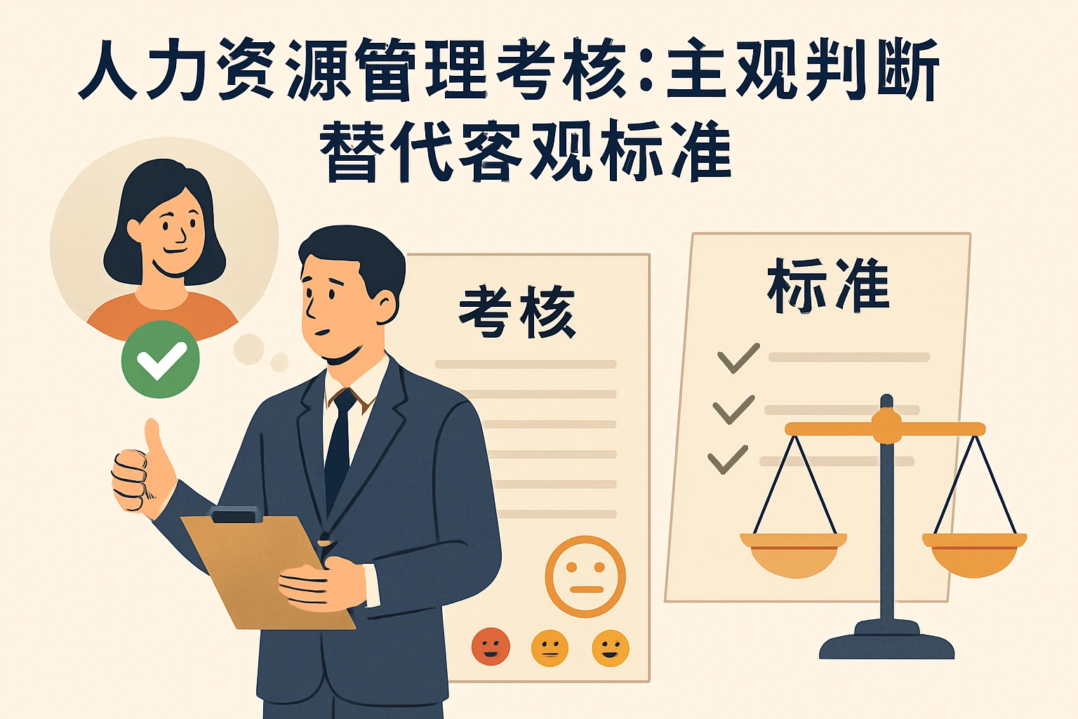 2. 人力资源管理考核：主观判断替代客观标准