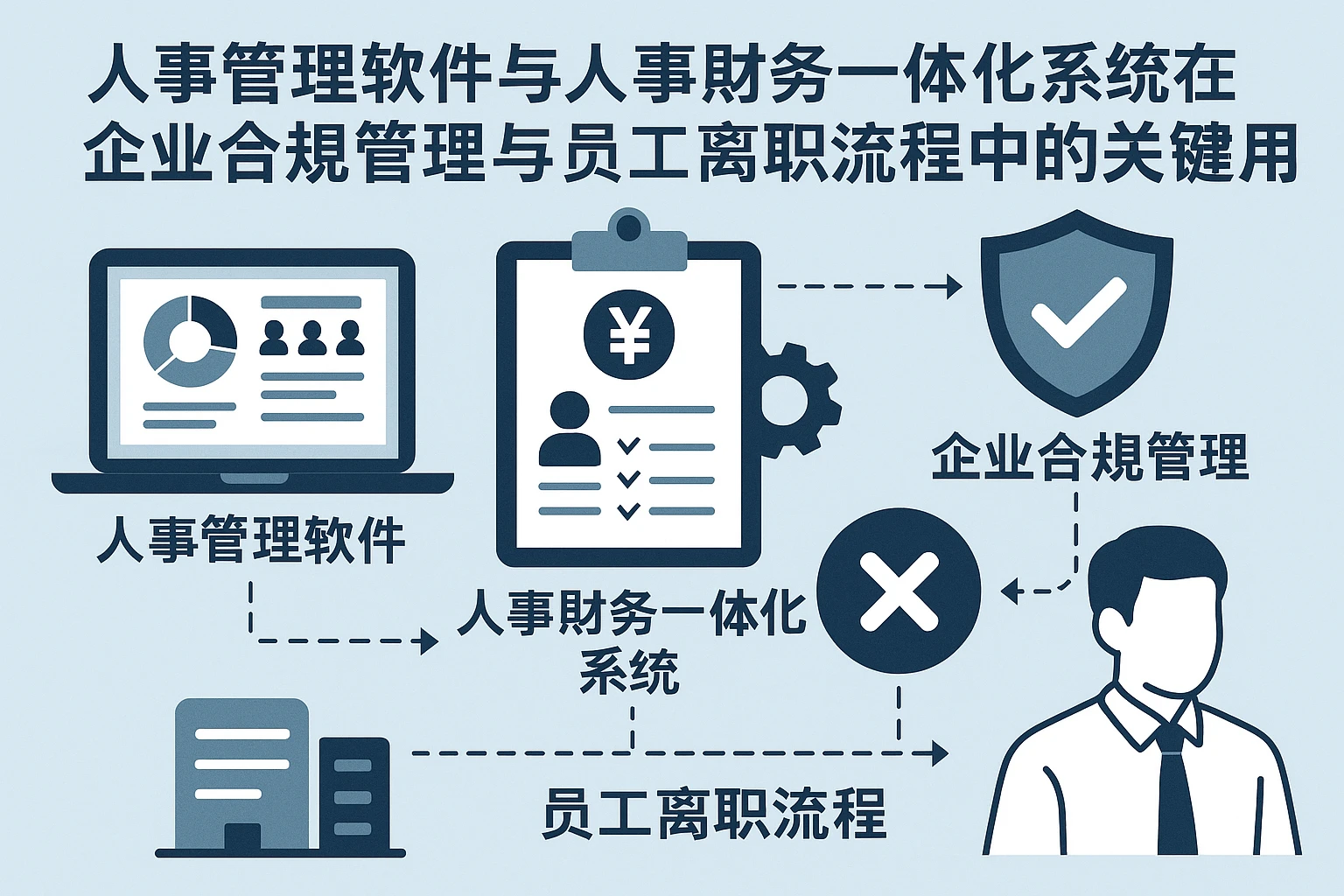 人事管理软件与人事财务一体化系统在企业合规管理与员工离职流程中的关键作用