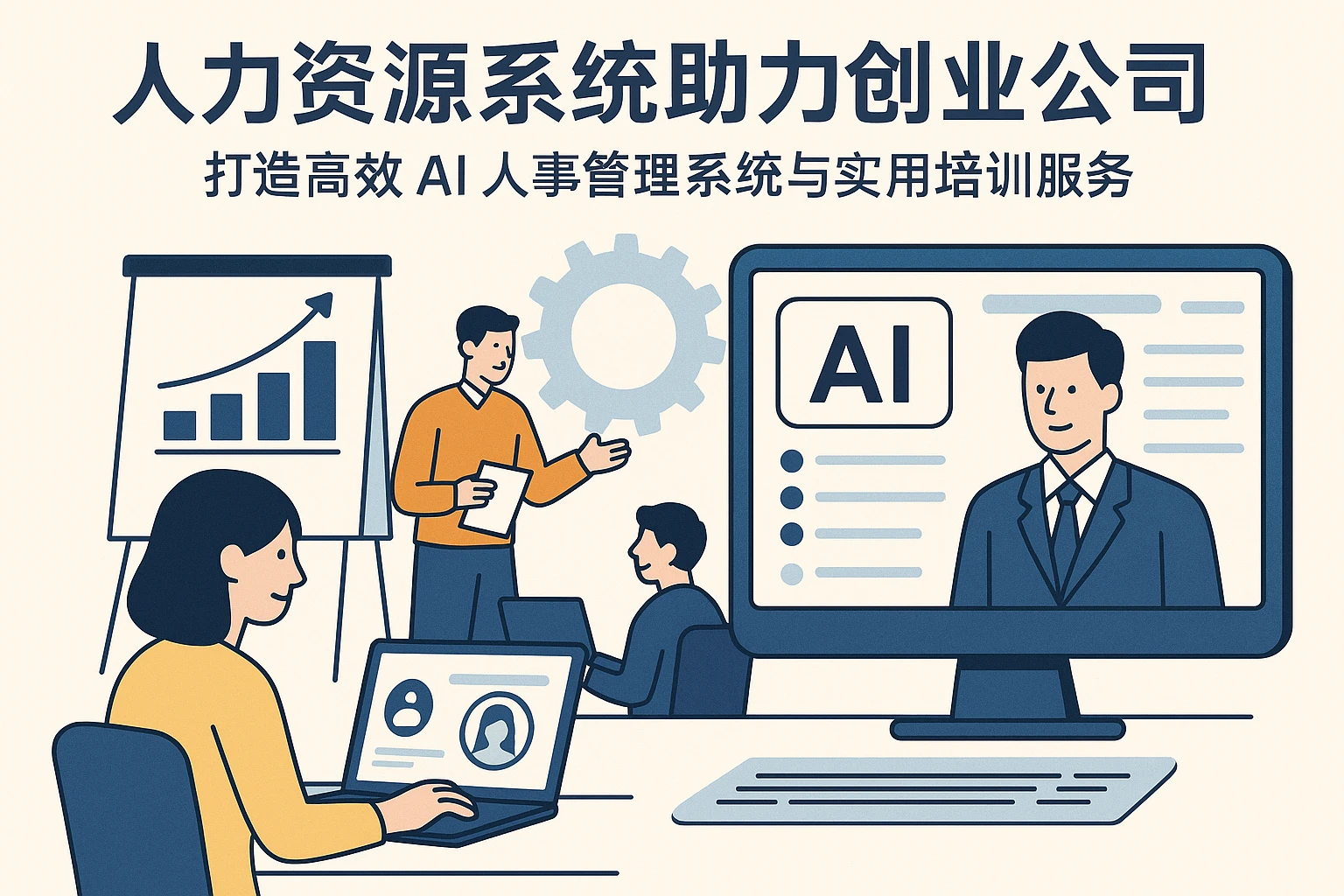 人力资源系统助力创业公司：打造高效AI人事管理系统与实用培训服务